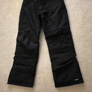Lands' End Kids Squall Black Snow Pants